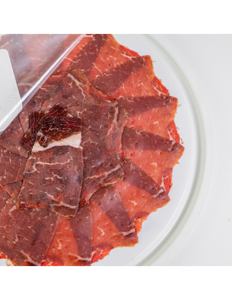 Cecina Black Angus Loncheada Colocada a Mano