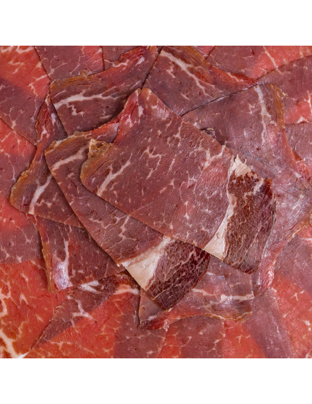 Cecina Black Angus Loncheada Colocada a Mano